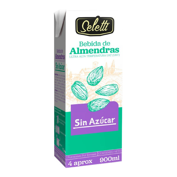 BEBIDA DE ALMENDRAS SELETTI 900ML S/AZUC